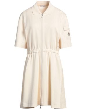 Moncler Mini Dress Cotton - Natural