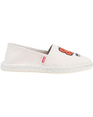 KENZO Ivory Espadrilles Textile Fibers - White
