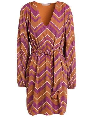 Kocca Mini Dress Polyester, Metallic Fiber, Elastane - Red