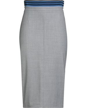 Hanita Light Midi Skirt Polyester, Wool, Elastane - Gray