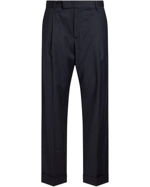 PT Torino Pants Virgin Wool, Viscose, Elastane - Blue