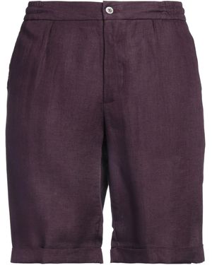 Alpha Studio Shorts & Bermuda Shorts Linen - Purple