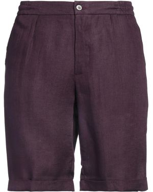 Alpha Studio Shorts & Bermuda Shorts Linen - Purple
