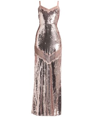 Elisabetta Franchi Vestido Largo - Metálico