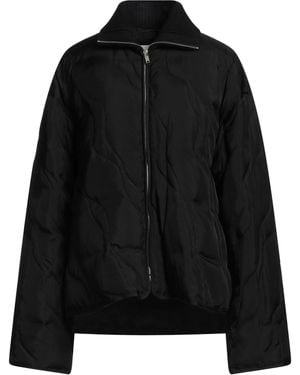 Jil Sander Puffer Viscose, Virgin Wool - Black