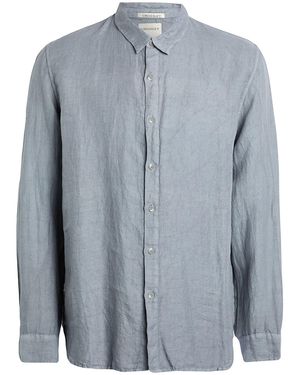 Crossley Shirt Linen - Blue
