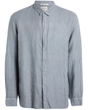 Crossley Shirt Linen - Blue