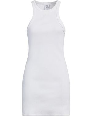 Vetements Mini Dress Cotton, Elastane - White