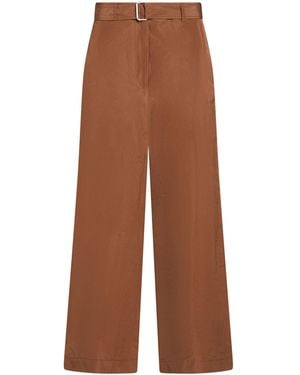 Hache Trousers Cotton, Polyester - Brown