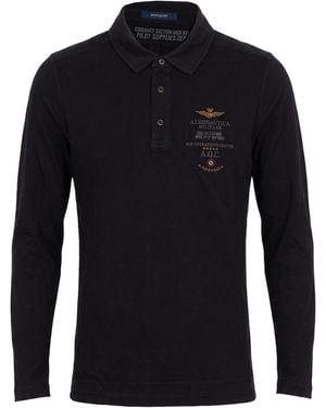 Aeronautica Militare Polo Shirt Cotton - Blue