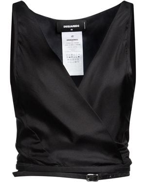DSquared² Top Silk - Black