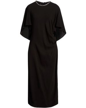 Pinko Midi Dress Viscose, Elastane - Black
