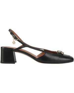 Maje Court Shoes Leather - Black