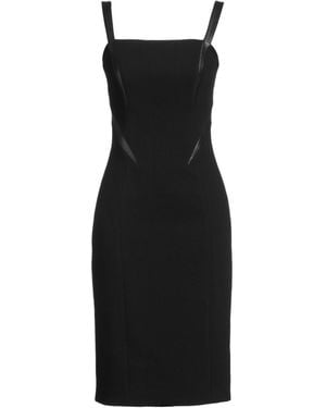 MICHAEL Michael Kors Midi Dress Virgin Wool, Elastane - Black