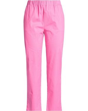 Suoli Fuchsia Pants Cotton, Elastane - Pink