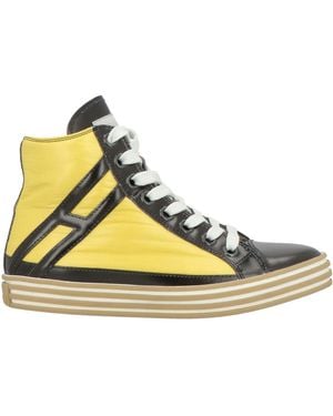 Hogan Rebel Sneakers Leather, Textile Fibers - Yellow