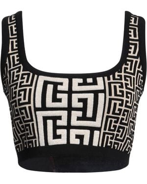 Balmain Top - Negro
