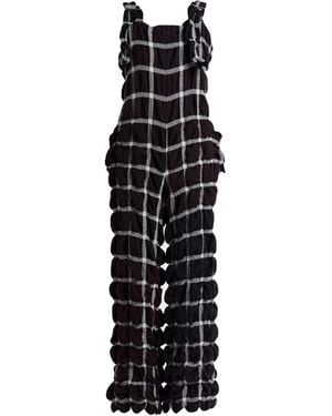 Issey Miyake Overalls Wool, Nylon, Polyurethane - Black