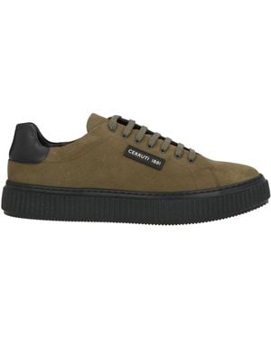 Cerruti 1881 Trainers Leather - Green