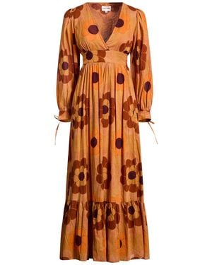 Antik Batik Maxi Dress - Orange