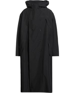 Y-3 Overcoat & Trench Coat - Black
