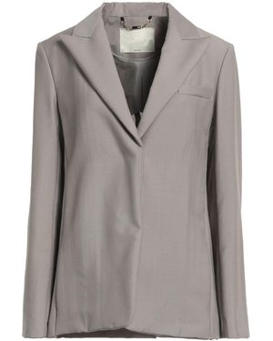 ジャケット FENDI DOVE GREY MOHAIR BLEND BLAZER FENDI Fendi Woman Dove Grey Mohair Blend Blazer | luosophy