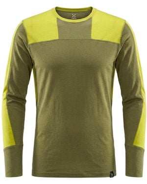 Haglöfs Military T-Shirt Polyester, Wool - Green