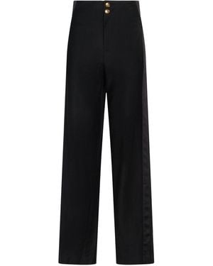 Twinset Pants Viscose, Wool, Elastane - Black