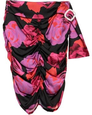 Hanita Mini Skirt Polyester - Pink
