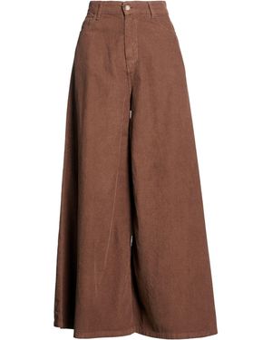 CROCHÈ Trousers Cotton - Brown