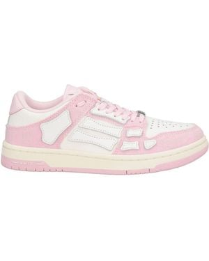 Amiri Trainers Leather, Textile Fibres - Pink