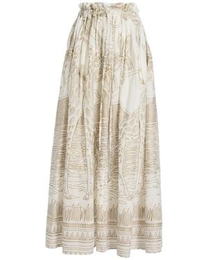 CONNOR & BLAKE Maxi Skirt - White