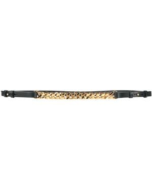 Tom Ford Belt Calfskin, Brass - White