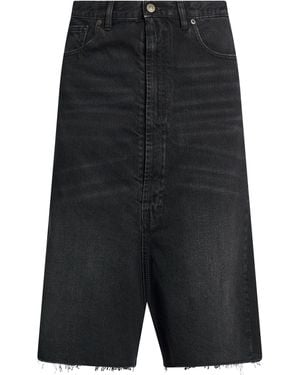 Maison Margiela Denim Shorts Cotton - Black