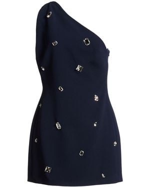 David Koma Mini Dress Viscose, Acetate, Elastane - Blue