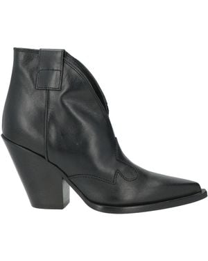 Elena Iachi Ankle Boots Leather - Black