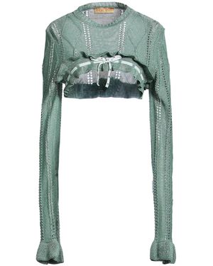 Cormio Sweater Viscose, Metallic Fiber, Polyamide - Green