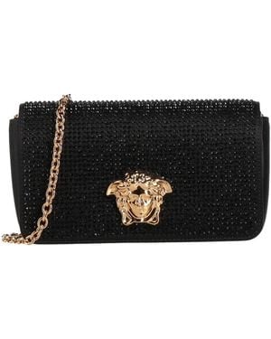 Versace Cross-Body Bag Viscose, Silk, Lambskin - Black