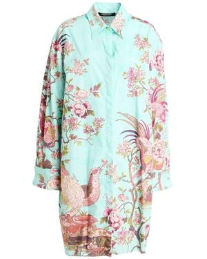 Roberto Cavalli Mini Dress Cotton - Blue