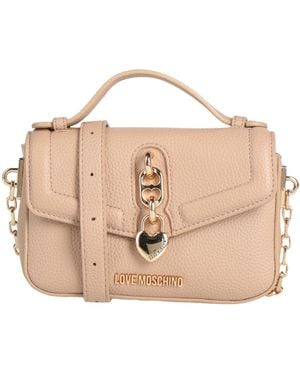 Love Moschino Cross-Body Bag Polyurethane - Natural