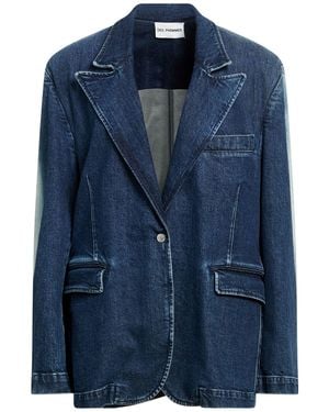 DES_PHEMMES Blazer Cotton, Elastane - Blue