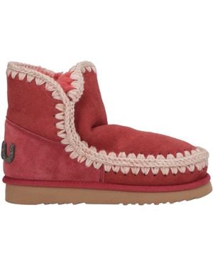 Mou Ankle Boots - Red