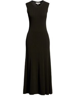 FRAME Midi-Kleid - Schwarz