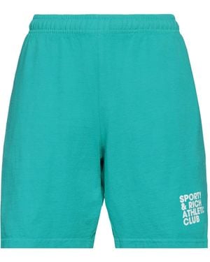 Sporty & Rich Shorts & Bermuda Shorts Cotton - Blue