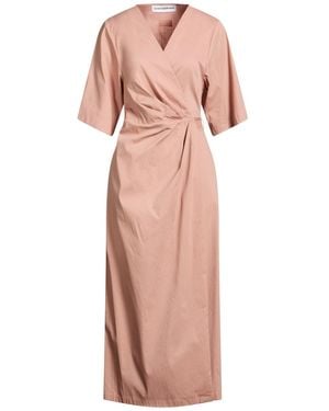 Department 5 Sand Maxi Dress Cotton, Polyamide, Elastane - Pink