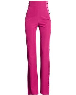 Fracomina Pants Polyester, Elastane - Pink