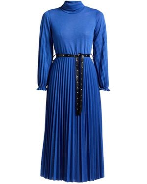 CROCHÈ Midi-Kleid - Blau