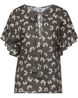 P.A.R.O.S.H. Dark Top Cotton - Grey