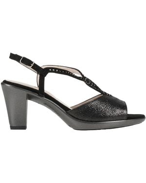 Melluso Sandals Leather - Black