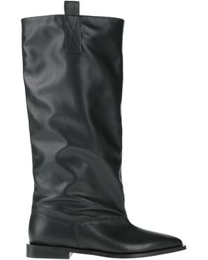 Ganni Boot Textile Fibres - Black